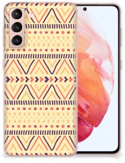 B2Ctelecom Leuk Case Samsung Galaxy S21 Telefoonhoesje Aztec Yellow