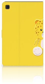 B2Ctelecom Leuk Case Samsung Galaxy Tab A7 (2020) Hoes met Standaard Baby Leopard