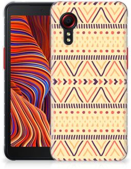 B2Ctelecom Leuk Case Samsung Galaxy Xcover 5 Telefoonhoesje Aztec Yellow