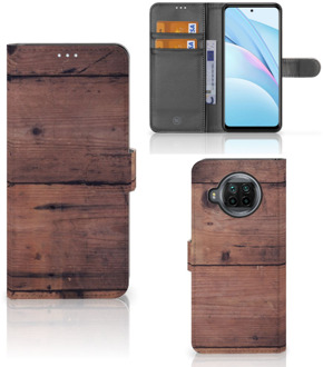 B2Ctelecom Leuk Case Xiaomi Mi 10T Lite Hoesje Old Wood