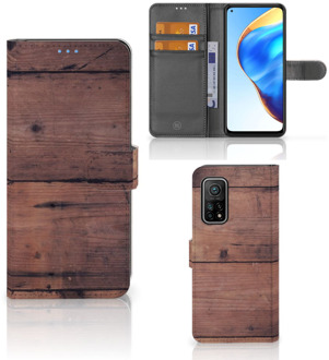 B2Ctelecom Leuk Case Xiaomi Mi 10T Pro | Mi 10T Hoesje Old Wood