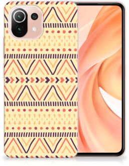 B2Ctelecom Leuk Case Xiaomi Mi 11 Lite Telefoonhoesje Aztec Yellow