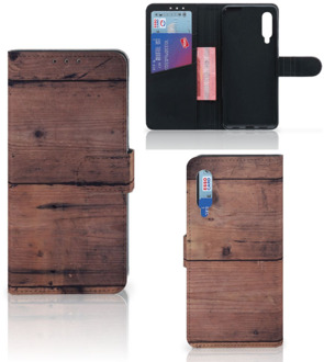 B2Ctelecom Leuk Case Xiaomi Mi 9 Hoesje Old Wood