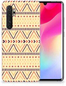 B2Ctelecom Leuk Case Xiaomi Mi Note 10 Lite Telefoonhoesje Aztec Yellow