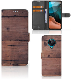 B2Ctelecom Leuk Case Xiaomi Poco F2 Pro Hoesje Old Wood