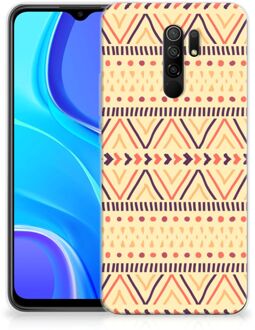 B2Ctelecom Leuk Case Xiaomi Redmi 9 Telefoonhoesje Aztec Yellow