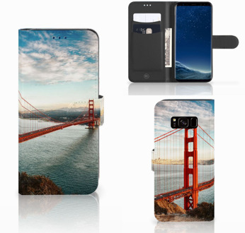 B2Ctelecom Leuk Design Hoesje Brug voor de Samsung Galaxy S8