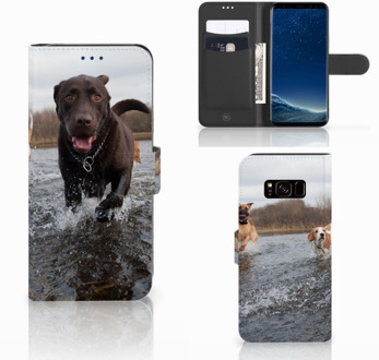 B2Ctelecom Leuk Design Hoesje Honden voor de Samsung Galaxy S8