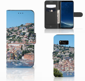 B2Ctelecom Leuk Design Hoesje Huizen voor de Samsung Galaxy S8