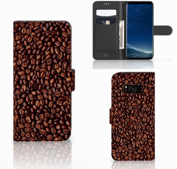 B2Ctelecom Leuk Design Hoesje Koffiebonen voor de Samsung Galaxy S8