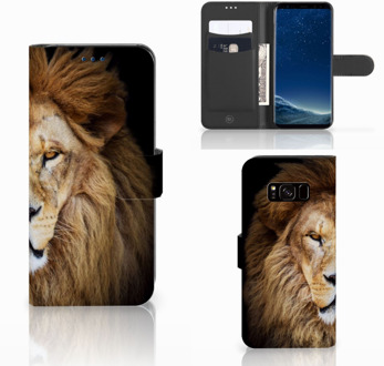 B2Ctelecom Leuk Design Hoesje Leeuw voor de Samsung Galaxy S8