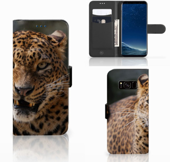 B2Ctelecom Leuk Design Hoesje Luipaard voor de Samsung Galaxy S8