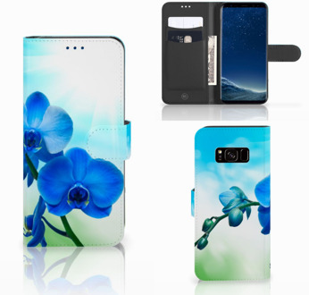 B2Ctelecom Leuk Design Hoesje Orchidee voor de Samsung Galaxy S8