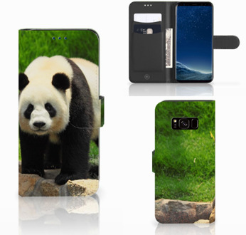 B2Ctelecom Leuk Design Hoesje Panda voor de Samsung Galaxy S8