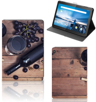 B2Ctelecom Leuk Hoes Lenovo Tablet M10 Hoes met Magneetsluiting Wijn