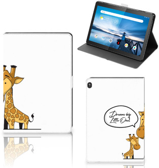 B2Ctelecom Leuk Hoes Lenovo Tablet M10 Tablet Hoes met Standaard Giraffe