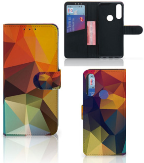 B2Ctelecom Leuk Hoesje Alcatel 1S 2020 Smartphone Hoesje Polygon Color