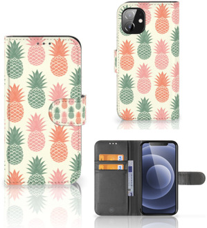 B2Ctelecom Leuk Hoesje Apple iPhone 12 Mini Smartphone Hoesje Ananas