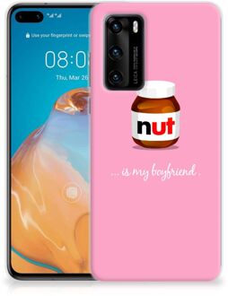 B2Ctelecom Leuk Hoesje Huawei P40 Telefoonhoesje Nut Boyfriend