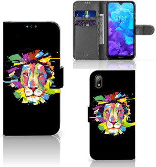 B2Ctelecom Leuk Hoesje Huawei Y5 (2019) Lion Color