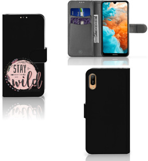 B2Ctelecom Leuk Hoesje Huawei Y6 (2019) Boho Stay Wild