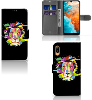 B2Ctelecom Leuk Hoesje Huawei Y6 (2019) Lion Color