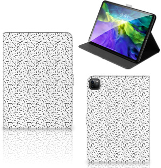 B2Ctelecom Leuk Hoesje iPad Pro 11 (2020) Hoesje met Standaard Stripes Dots