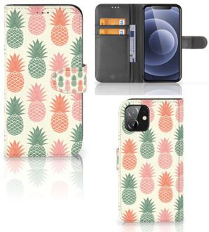 B2Ctelecom Leuk Hoesje iPhone 12 | 12 Pro (6.1") Smartphone Hoesje Ananas