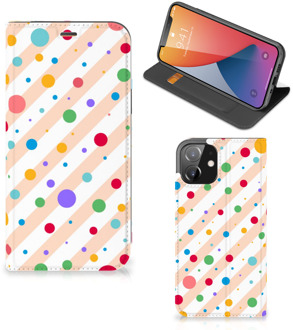 B2Ctelecom Leuk Hoesje iPhone 12 | iPhone 12 Pro Smart Cover Dots