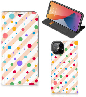 B2Ctelecom Leuk Hoesje iPhone 12 Pro Max Smart Cover Dots