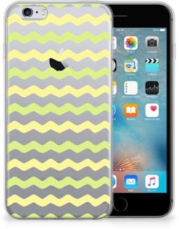 B2Ctelecom Leuk Hoesje iPhone 6s Waves Yellow