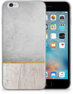 B2Ctelecom Leuk Hoesje iPhone 6s Wood Concrete