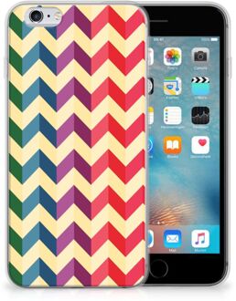 B2Ctelecom Leuk Hoesje iPhone 6s Zigzag Color