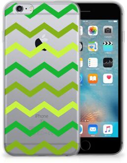 B2Ctelecom Leuk Hoesje iPhone 6s Zigzag Groen