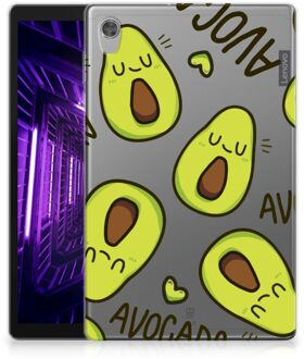 B2Ctelecom Leuk Hoesje Lenovo Tab M10 HD (2de generatie) Bumper Case Avocado Singing met doorzichte zijkanten