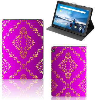 B2Ctelecom Leuk Hoesje Lenovo Tablet M10 Cover met Magneetsluiting Barok Roze