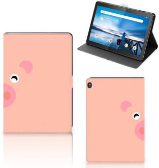 B2Ctelecom Leuk Hoesje Lenovo Tablet M10 Tablet Hoes met Magneetsluiting Varken