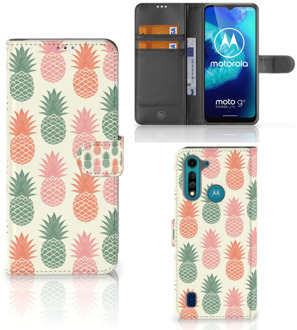 B2Ctelecom Leuk Hoesje Motorola G8 Power Lite Smartphone Hoesje Ananas