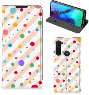 B2Ctelecom Leuk Hoesje Motorola Moto G Pro Smart Cover Dots