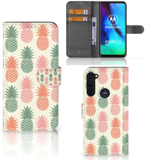 B2Ctelecom Leuk Hoesje Motorola Moto G Pro Smartphone Hoesje Ananas