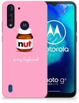 B2Ctelecom Leuk Hoesje Motorola Moto G8 Power Lite Telefoonhoesje Nut Boyfriend