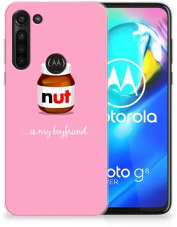 B2Ctelecom Leuk Hoesje Motorola Moto G8 Power Telefoonhoesje Nut Boyfriend