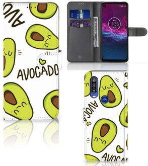 B2Ctelecom Leuk Hoesje Motorola One Action Avocado Singing