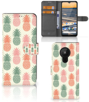 B2Ctelecom Leuk Hoesje Nokia 5.3 Smartphone Hoesje Ananas