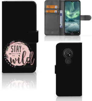 B2Ctelecom Leuk Hoesje Nokia 7.2 | Nokia 6.2 Boho Stay Wild