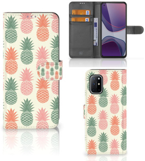 B2Ctelecom Leuk Hoesje OnePlus 8T Smartphone Hoesje Ananas