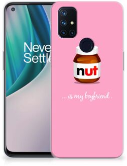 B2Ctelecom Leuk Hoesje OnePlus Nord N10 5G Telefoonhoesje Nut Boyfriend