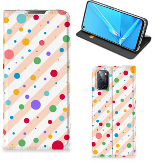 B2Ctelecom Leuk Hoesje OPPO A52 | A72 Smart Cover Dots