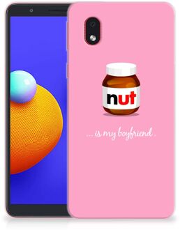 B2Ctelecom Leuk Hoesje Samsung Galaxy A01 Core Telefoonhoesje Nut Boyfriend