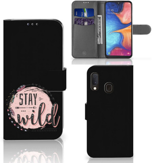 B2Ctelecom Leuk Hoesje Samsung Galaxy A20e Boho Stay Wild